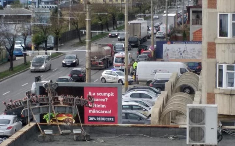 Biciclist luat pe sus pe Bulevardul Muncii. A fost dus la spital, în stare gravă