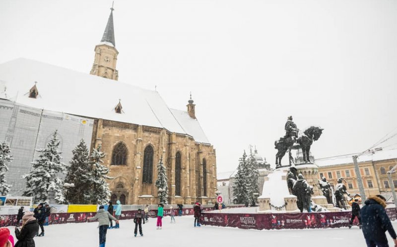 Hai pe gheață, la Târgul de Crăciun din Cluj-Napoca! Vezi tarifele