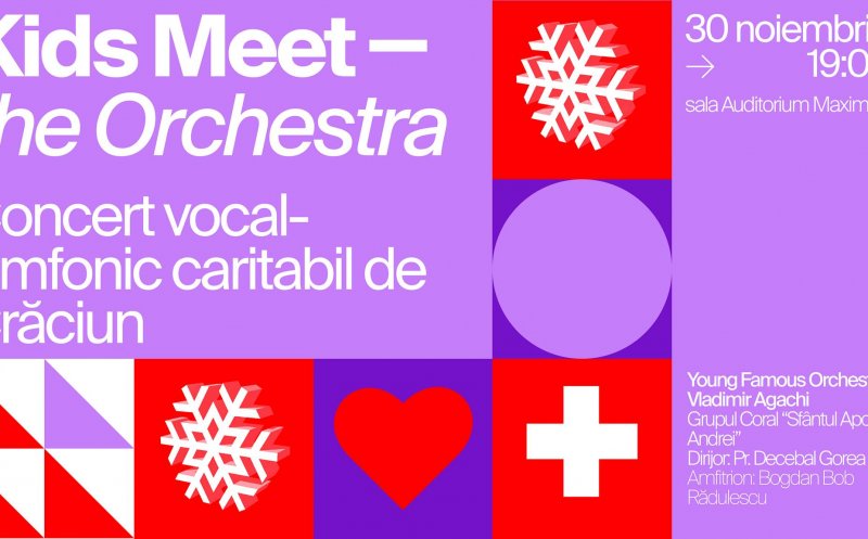 Bogdan Bob Rădulescu se alătură proiectului Kids Meet the Orchestra,  concertul caritabil care strânge fonduri pentru Pediatrie IV