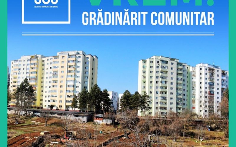 Iniţiativă de mare succes în Vest, implementată la Cluj. Grădinile de bloc, în dezbatere publică