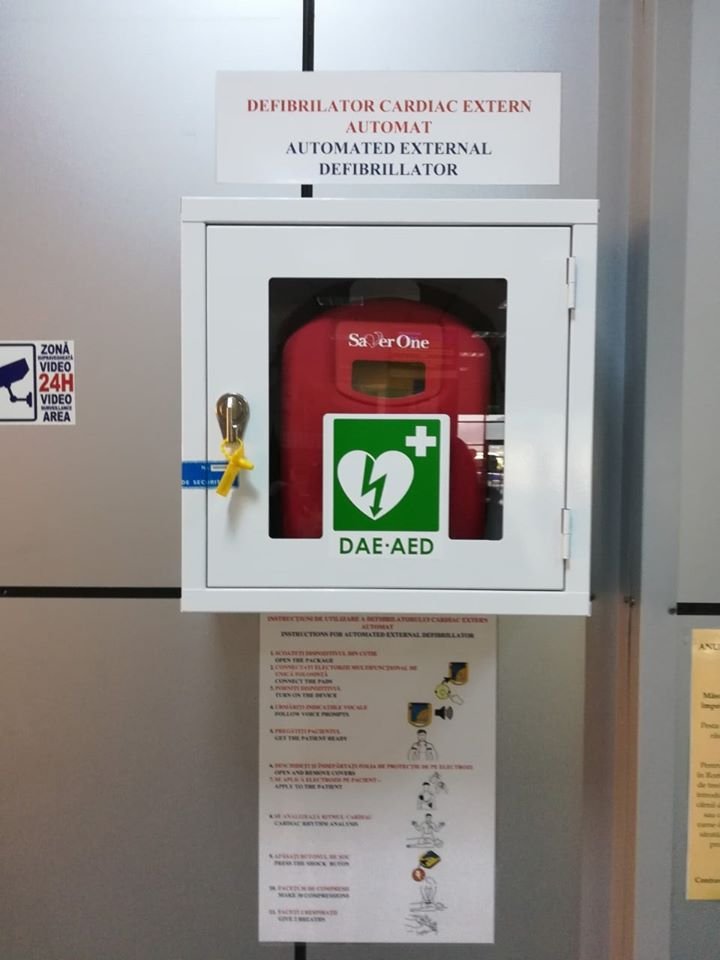 Defibrilatoare automate la aeroportul din Cluj