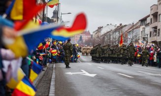 1 Decembrie. 400 de militari cu 64 de mijloace tehnice la parada militară de la Cluj