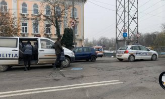Pieton lovit lângă podul Napoca
