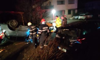 Accident în Apahida. Vinovat, un tânăr de 17 ani, beat și fără permis