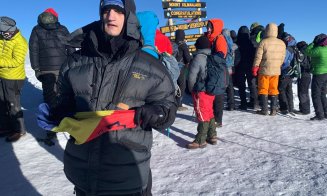 Performanță la înălțime! Un student nevăzător din Cluj a cucerit Kilimanjaro