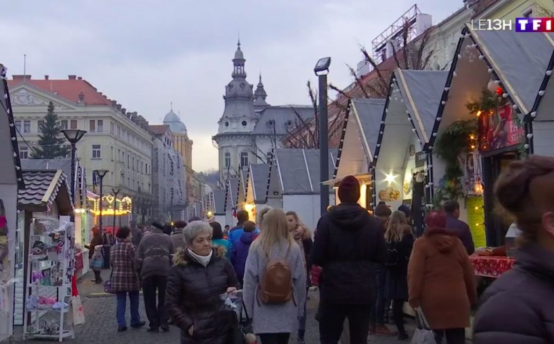 Târgul de Crăciun din Cluj-Napoca, lăudat de televiziunea franceză TF1