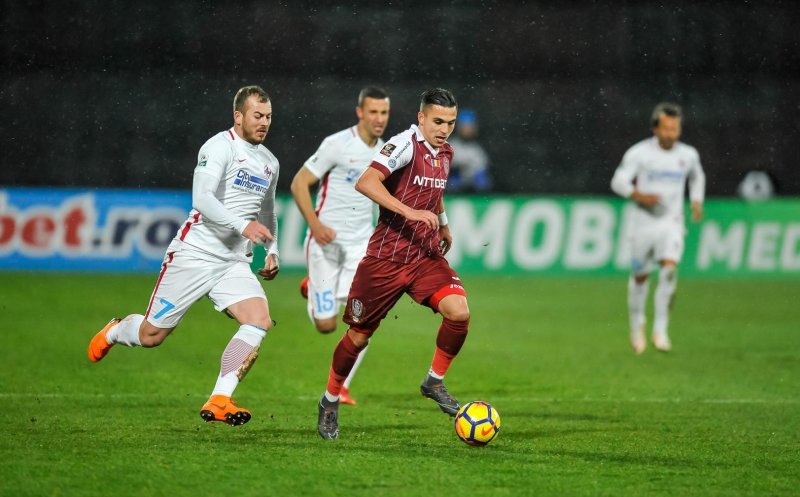 Un fost fotbalist al CFR-ului a prins topul jucătorilor U21 din Liga 1 în 2019