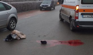 Tragedie pe un drum din Cluj. O bătrână a fost accidentată mortal, în timp ce traversa neregulamentar