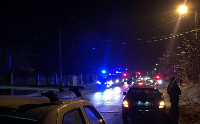 Incendiu terminat cu o tragedie, la Cluj. O persoană a fost găsită carbonizată