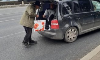 S-a întâmplat în Cluj. La ocazie, în portbagaj