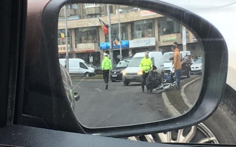 Biciclistul lovit de mașină a trimis un mesaj de la Urgență