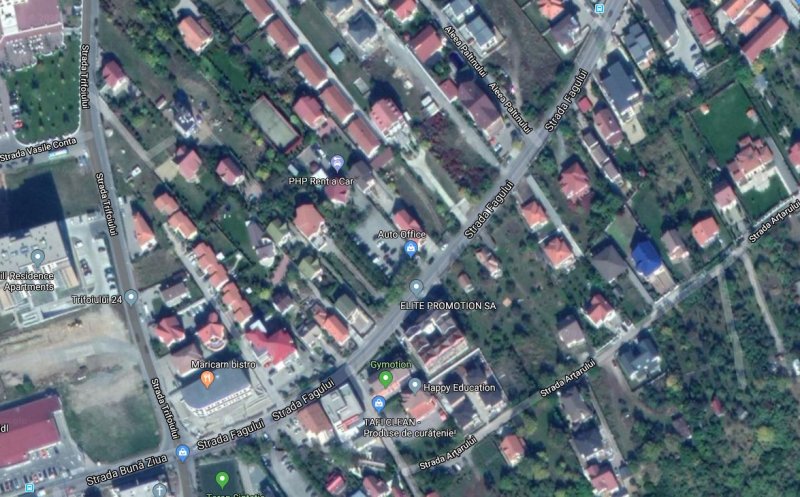 Primăria vrea să lărgească strada Fagului. Se fac măsurători cu drona