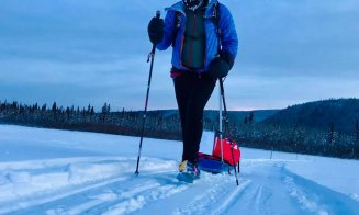 Tibi Ușeriu și un elvețian, singurii care au mai rămas în cursa Yukon Arctic Ultra