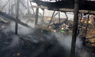 Incendiu  colonie de romi gherla