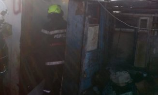 Incendiu  colonie de romi gherla