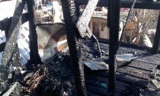 Incendiu  colonie de romi gherla