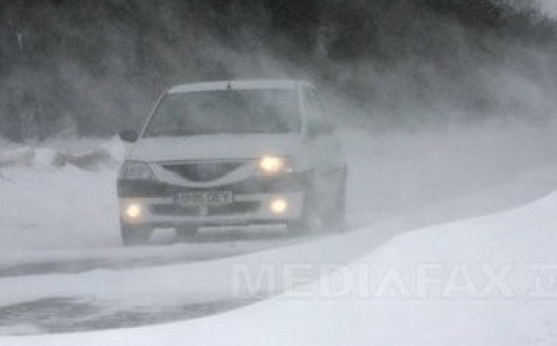 COD PORTOCALIU de viscol, la Cluj. Şoferii, rugaţi să circule cu precauţie