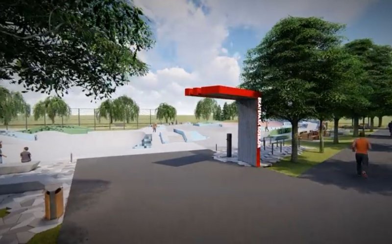 Skateparkul Rozelor își schimbă fața