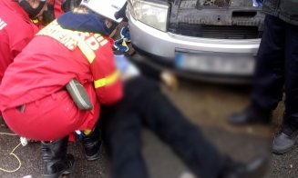 Bărbat strivit de mașină, în Mănăștur. Au intervenit un trecător, un taximetrist și o asistentă