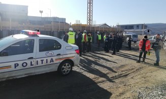 Șantierele clujene, luate la control. Au fost verificate 122 de persoane