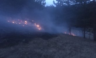 Incendiu în Făget. Se vede din Florești