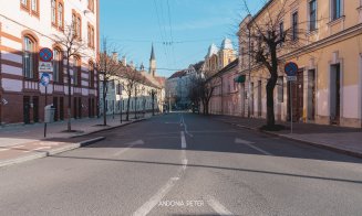 Clujul gol! Fotografii impresionante, duminică dimineaţa