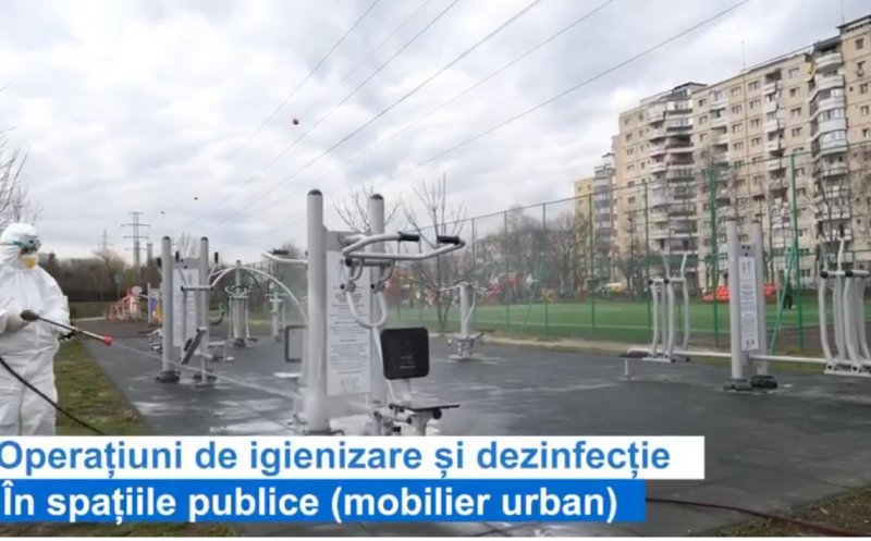 Cum se dezinfectează spațiile publice în Cluj-Napoca