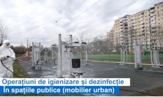 Cum se dezinfectează spațiile publice în Cluj-Napoca