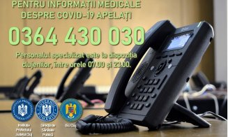 Linie telefonică pentru clujenii care vor informații despre COVID-19