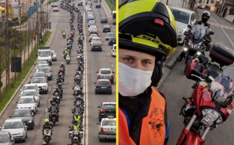 Voluntari pe două roți. Peste 100 de motocicliști clujeni vor să ajute distribuind gratuit medicamente sau pachete mici