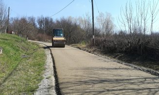 Lucrări pe drumul județean 161C Corneni