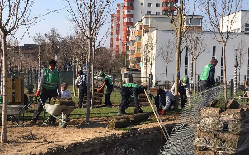 Lucrările la Parcul Între Lacuri se apropie de finalizare