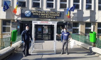 CERT Transilvania a montat porți de decontaminare la încă trei spitale