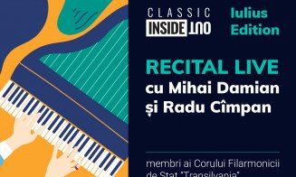 Muzica reuneşte! Recital online al Filarmonicii Transilvania, pe pagina de Facebook Iulius Mall Cluj