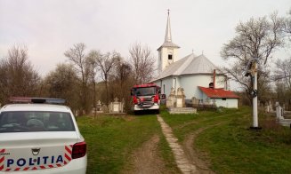 Incendiu la o biserică din Cluj