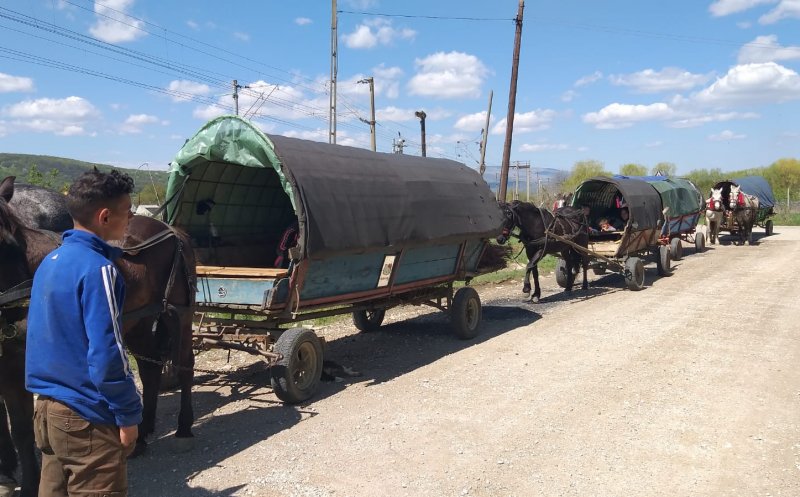 Convoi de cinci căruțe, oprit de jandarmi după 100 km, pe traseul Cluj – Sebeș