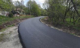 Au fost finalizate lucrările de asfaltare pe drumul judeţean 161C Corneni