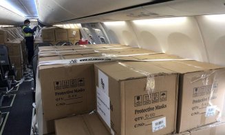 Vine la Cluj primul avion cu echipamente din China