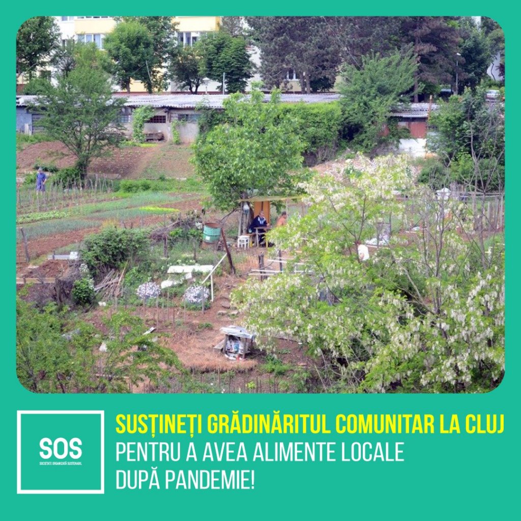 SOS Cluj vrea ca și grădinile din zonă să fie incluse în Baza La Terenuri