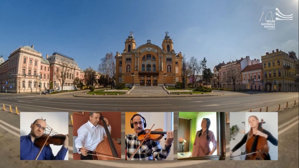 Muzica ne reunește, oricât de departe ne-am afla! Mesaj liric al artiștilor operei clujene