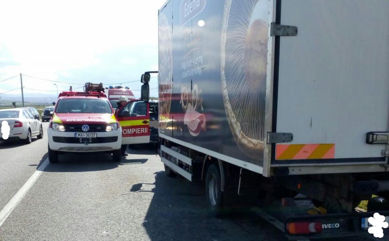 Accident pe varianta ocolitoare Cluj-Napoca - Apahida