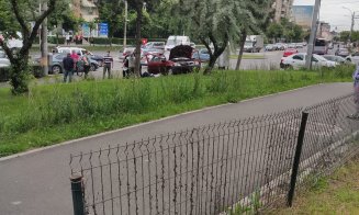 Ieșire în decor, în sensul giratoriu de pe Calea Mănăștur