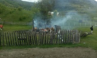 Incendiu lângă Cluj. Gospodărie din Mărgău, mistuită de flăcări