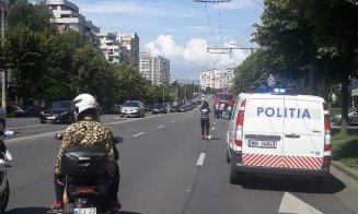 Trafic minim în Cluj, accidente în lanț