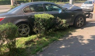 Trafic minim în Cluj, accidente în lanț