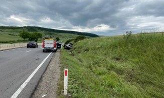 Autoturism ieșit în decor la Vâlcele. Șoferul, beat și cu permisul suspendat