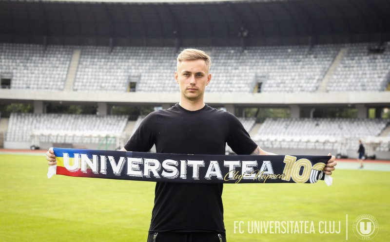 Vlad Muțiu, transferat oficial la “U” Cluj: “Sunt bucuros că am ajuns un club de tradiție cu suporteri minunați”