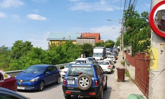 Trafic infernal pe Cluj - Florești. Varianta prin Grigorescu, sufocată de mașini