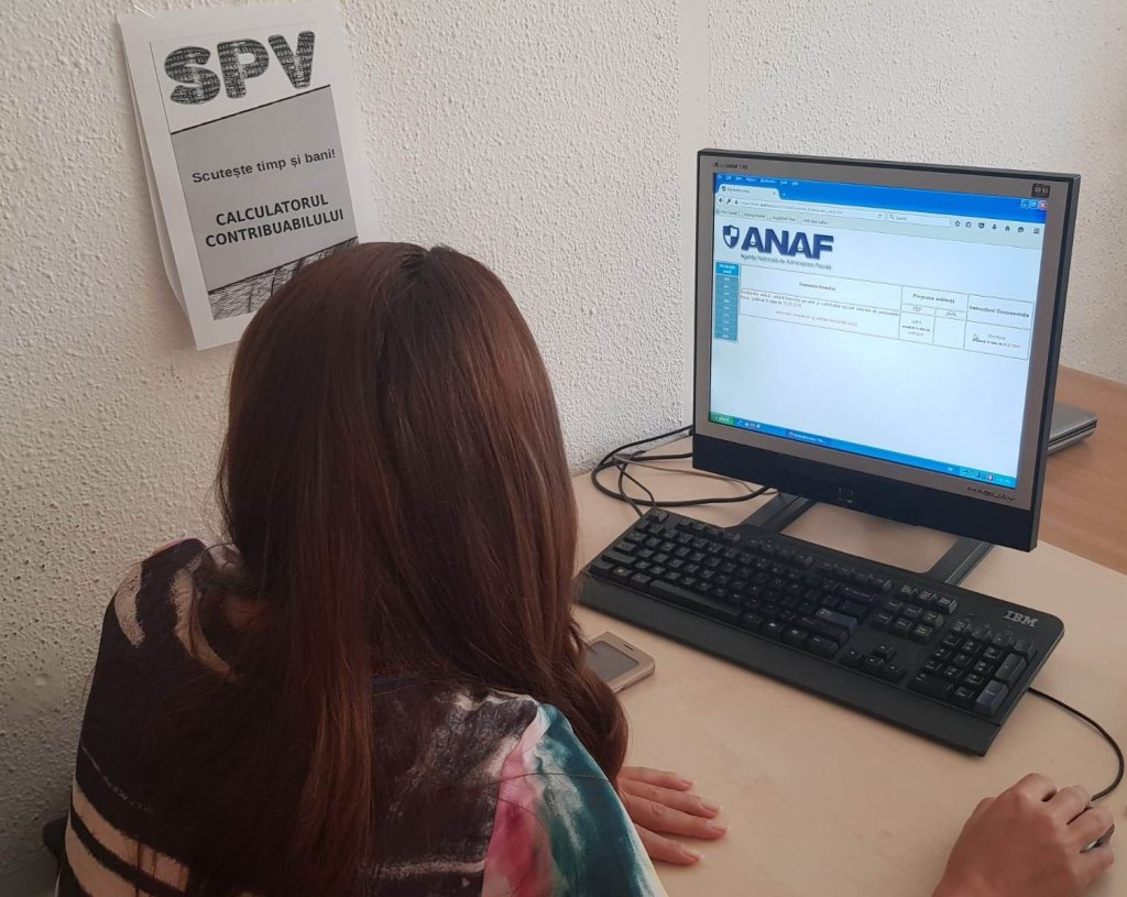 Fiscul a introdus în spațiul său virtual fișa pe plătitor simplificată