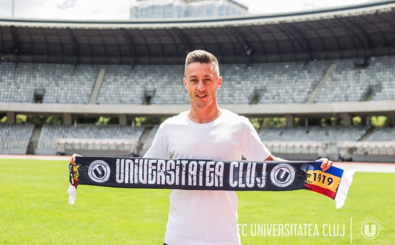 Un nou transfer la Universitatea Cluj. Un fotbalist cu aproape 200 de meciuri în Liga 1 se va alătura “studenților”